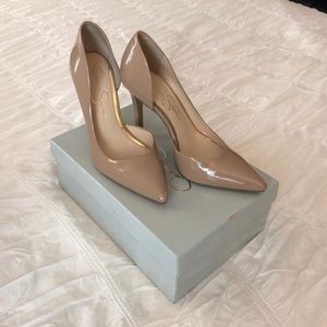 Jessica Simpson Nude Patent Pump